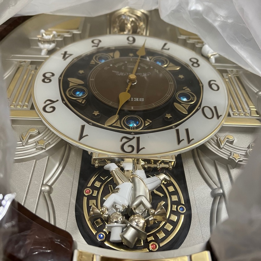 Seiko Melodies in Motion Wall Clock QXM487BRH Special Edition Swarovski Elements - Picture 3 of 8
